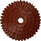 Ekena Millwork Eryn Ceiling Medallion (Fits Canopies up to 4"), 24 3/4"OD x 3 1/4"ID x 1 7/8"P, Firebrick CM24ENFIF - alternate 1
